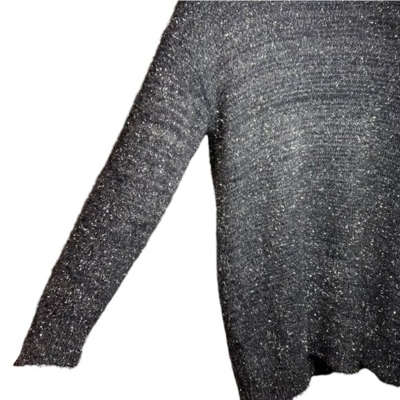 Anthropologie Oversized Slouchy Indie Grunge Stretchy Whimsigoth Metallic XS - Picture 9 of 12